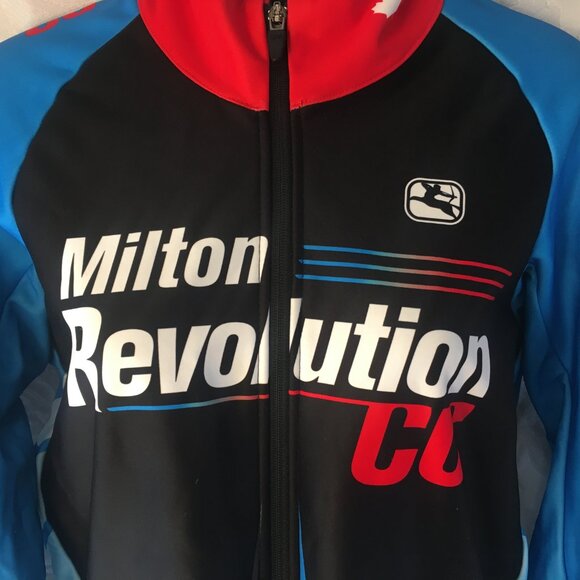 Men's Giordana Milton Revolution CC Long Sleeve Cycling Jersey Blue Size M - Picture 4 of 16